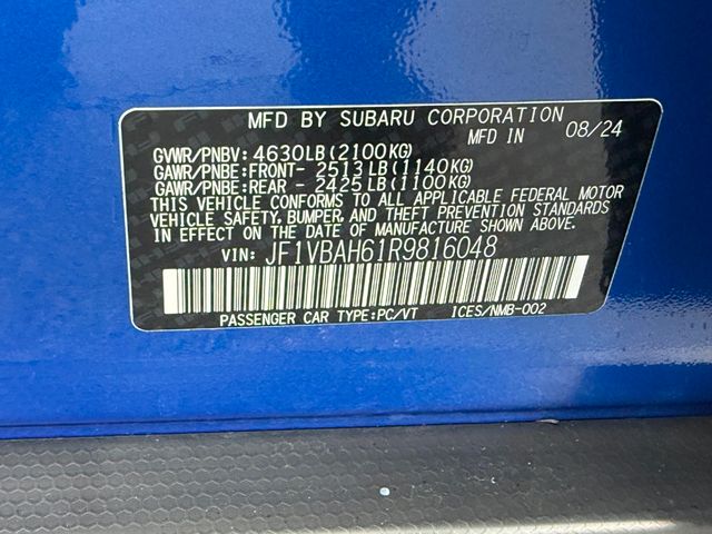 2024 Subaru WRX Premium Manual - 23021251 - 33