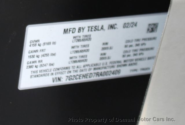 2024 Tesla CyberTruck Optional Foundation Series,DAILY RENTAL AVAILIBLE $900.00 - 22388193 - 13