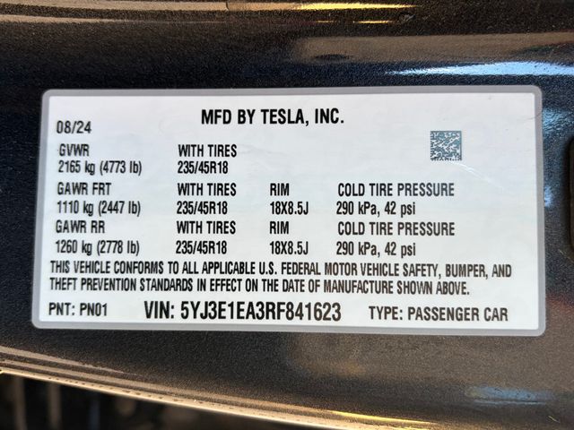 2024 Tesla Model 3 2024 Long Range Tesla Model 3 - 22997986 - 42
