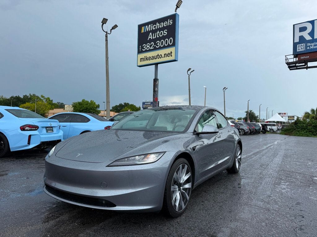 2024 Tesla Model 3 **MODEL 3 LONG RANGE PREM RWD**WHITE INTERIOR**19" NOVA WHEELS** - 23041761 | Video 1