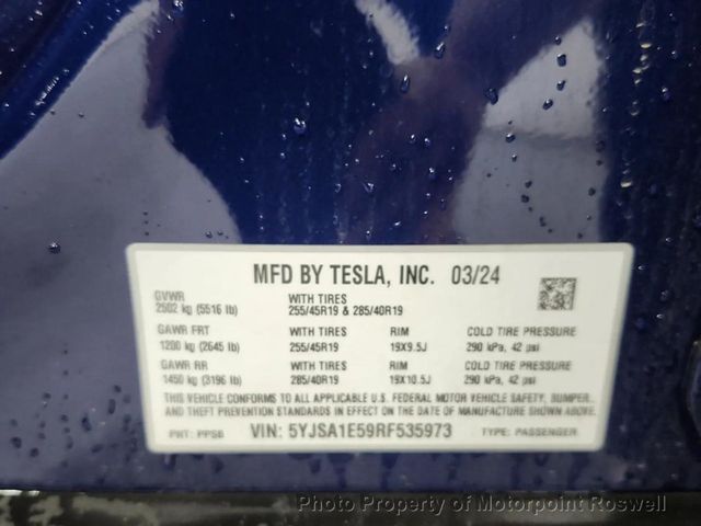 2024 Tesla Model S AWD - 22935889 - 2