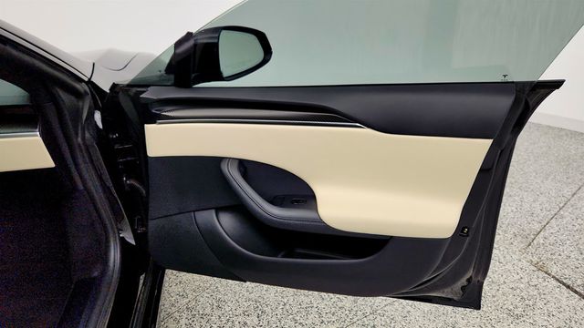 2024 Tesla Model S Plaid AWD w/ 21'' Wheels & Cream Vegan Leather Interior - 23007486 - 30