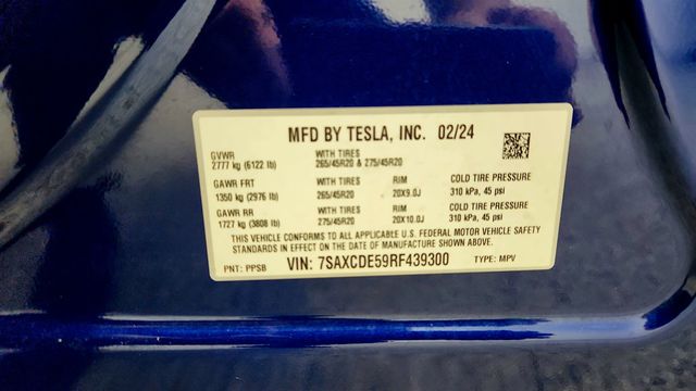 2024 Tesla Model X AWD - 23012270 - 24