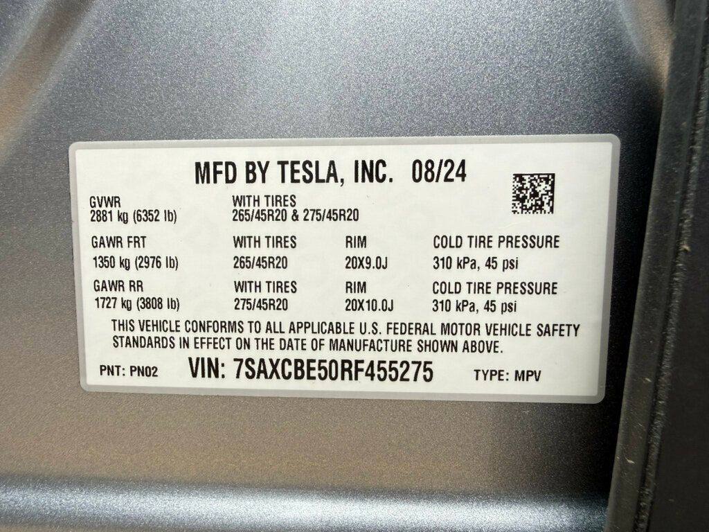 2024 Tesla Model X AWD - 23003311 - 37