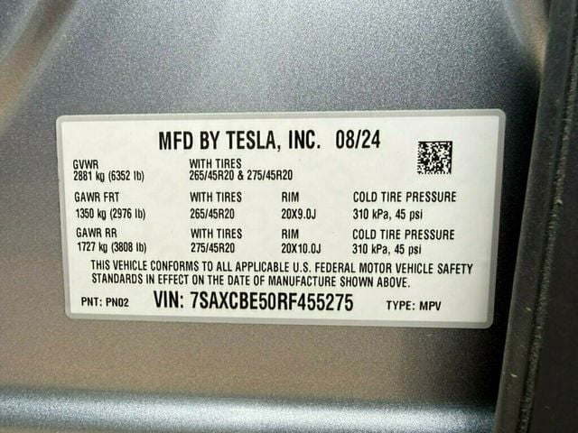 2024 Tesla Model X AWD - 23003311 - 38