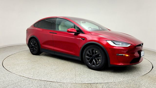 2024 Tesla Model X AWD w/ Cream Vegan Leather Interior - 23012962 - 2