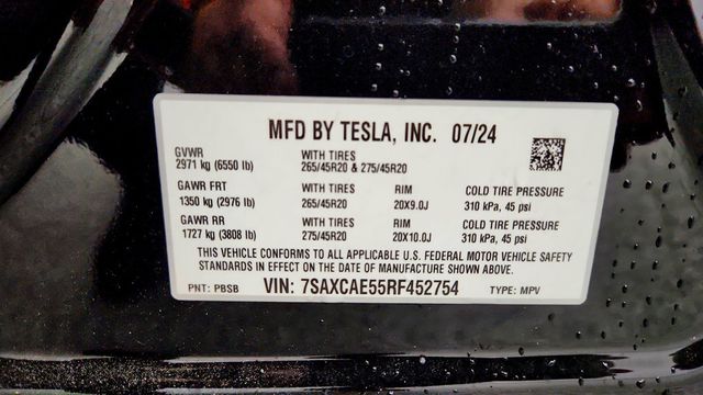 2024 Tesla Model X AWD with 7 Seat Interior & Yoke Steering Wheel - 23010950 - 22