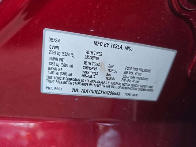 2024 Tesla Model Y DUAL MOTOR! HARDWARE 4! WHITE GUTS! UNDER FULL FACTORY WARRANTY! - 23090060 - 8