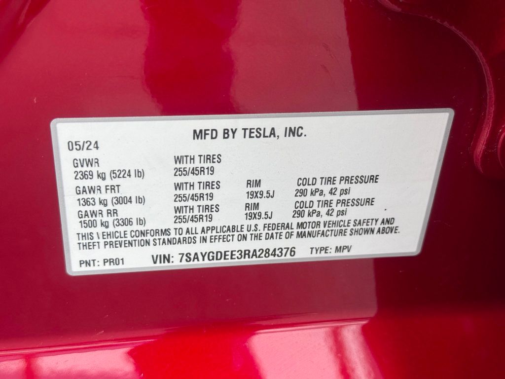 2024 Tesla Model Y Long Range AWD - 22763462 - 37