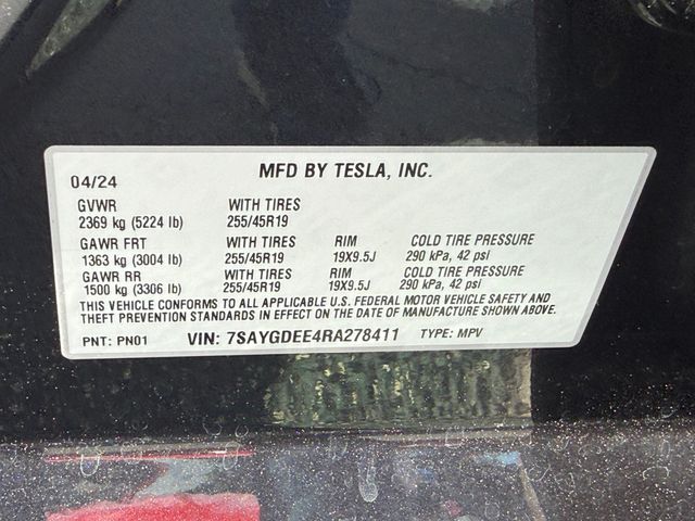 2024 Tesla Model Y Long Range AWD - 23001014 - 39