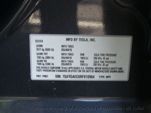 2024 Tesla Model Y Long Range AWD - 23068382 - 46