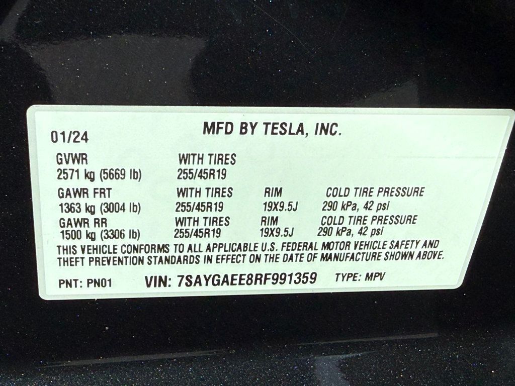 2024 Tesla Model Y **Long Range AWD 7 PASSENGERS** - 22994434 - 37