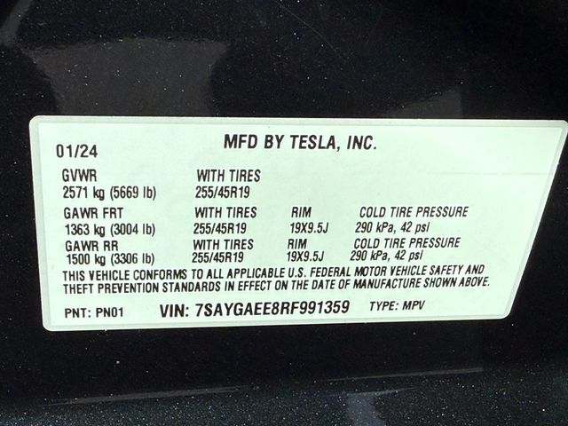 2024 Tesla Model Y **Long Range AWD 7 PASSENGERS** - 22994434 - 37