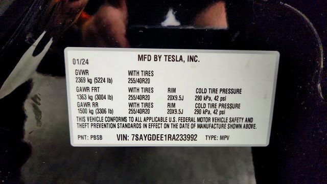 2024 Tesla Model Y Long Range AWD with 20'' Induction Wheels - 23008366 - 22