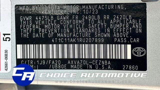 2024 Toyota Camry LE Automatic - 22399017 - 24