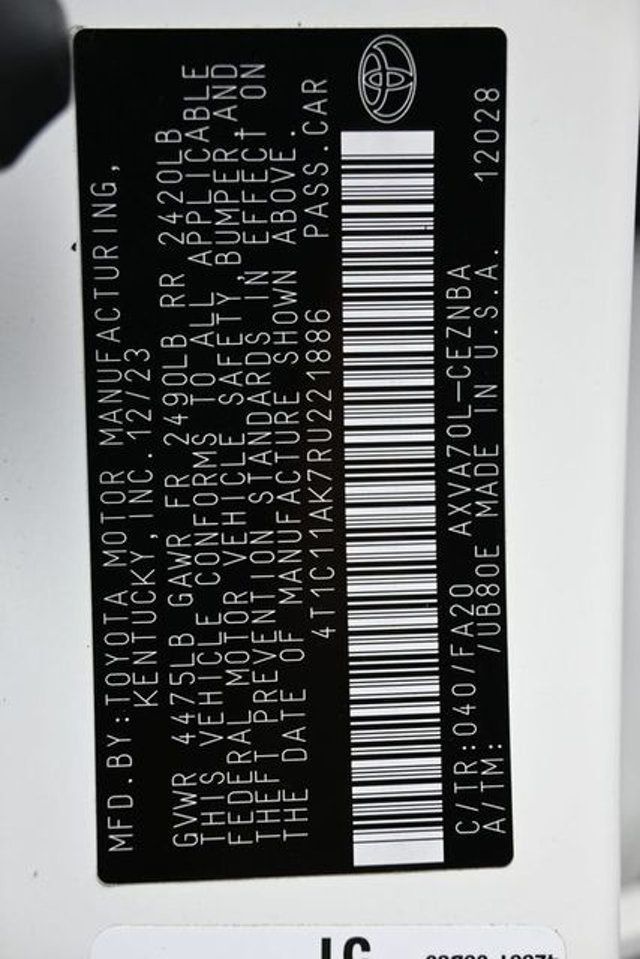 2024 Toyota Camry LE Automatic - 22993153 - 8