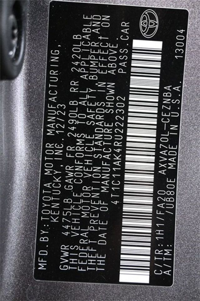 2024 Toyota Camry LE photo 4