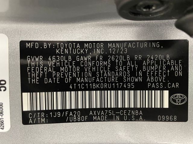 2024 Toyota Camry LE Automatic AWD - 22987129 - 45