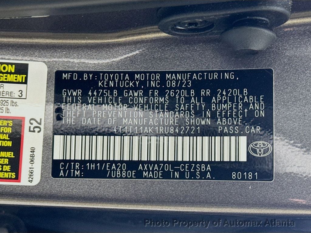 2024 Toyota Camry SE - 22775448 - 36