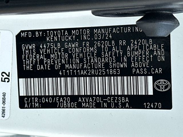 2024 Toyota Camry SE - 22972859 - 20