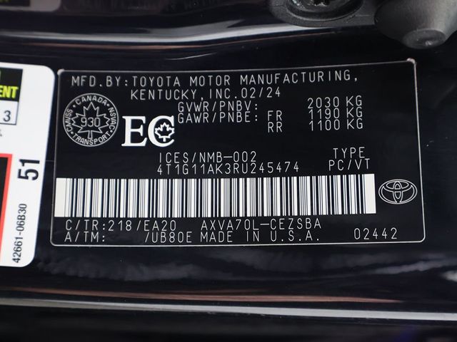 2024 Toyota Camry SE Automatic - 23010870 - 48
