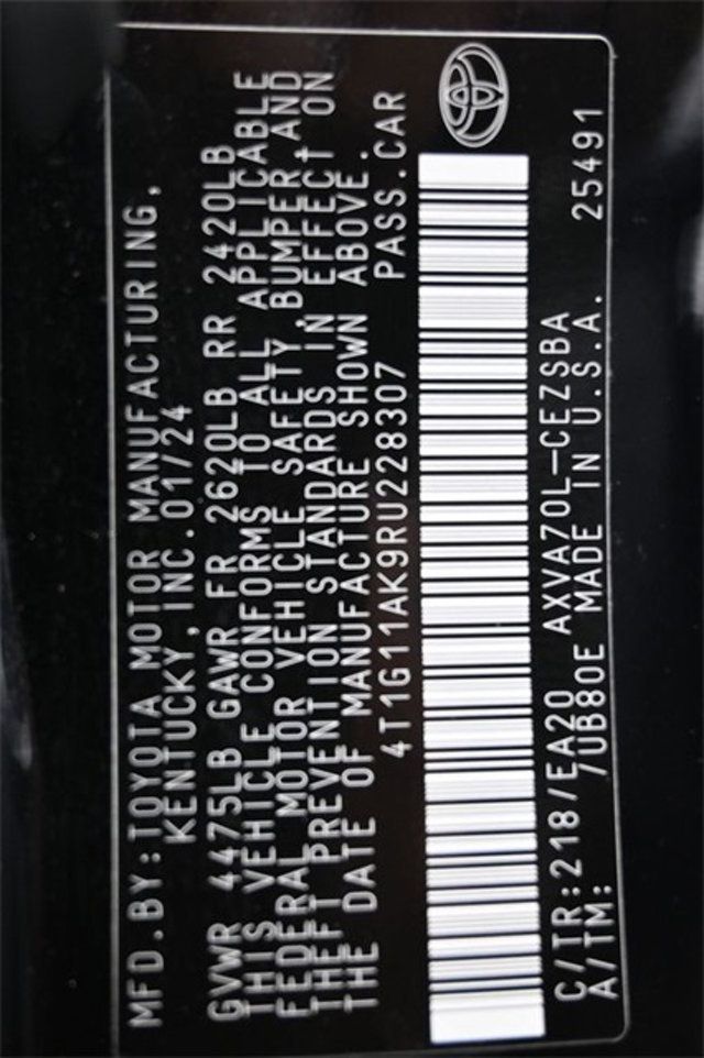 2024 Toyota Camry SE Automatic - 22903688 - 3