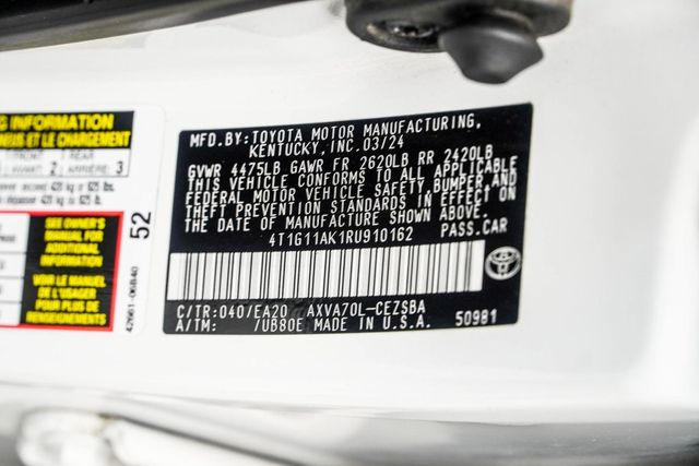 2024 Toyota Camry SE Automatic - 22928856 - 34