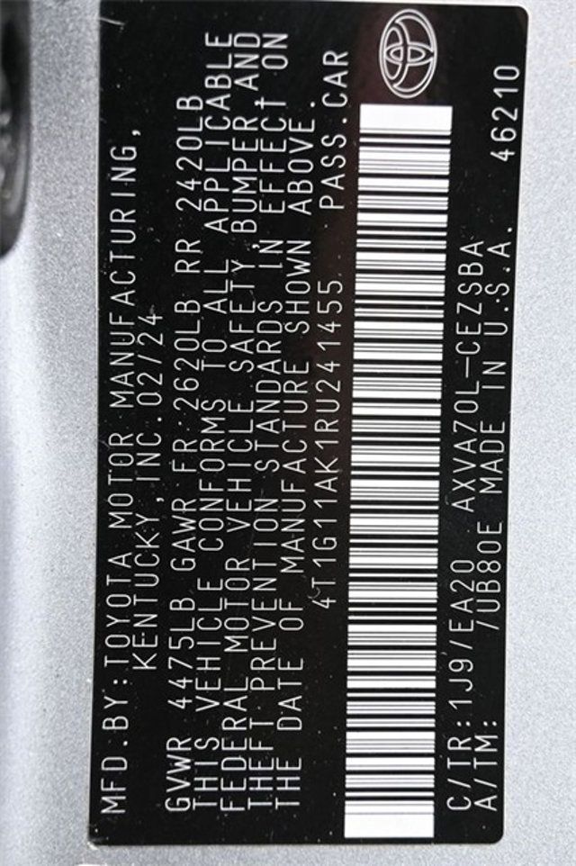 2024 Toyota Camry SE Automatic - 22954209 - 6