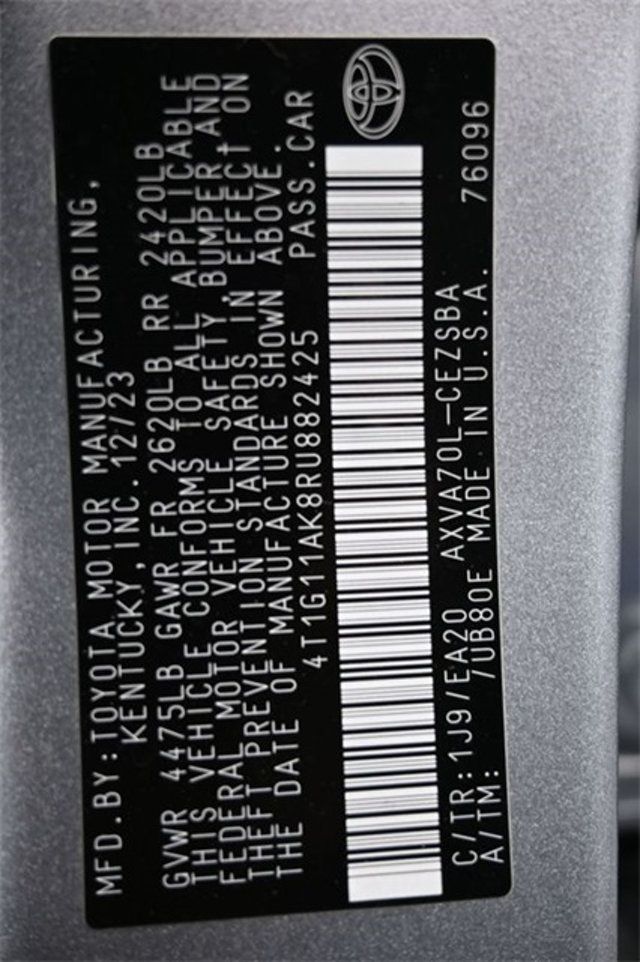 2024 Toyota Camry SE Automatic - 22930369 - 3