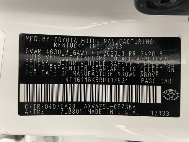 2024 Toyota Camry SE Automatic AWD - 22987133 - 45