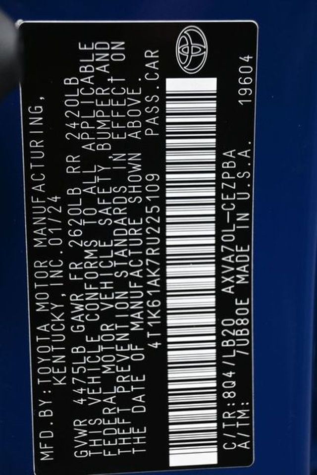 2024 Toyota Camry XSE Automatic - 23066172 - 3