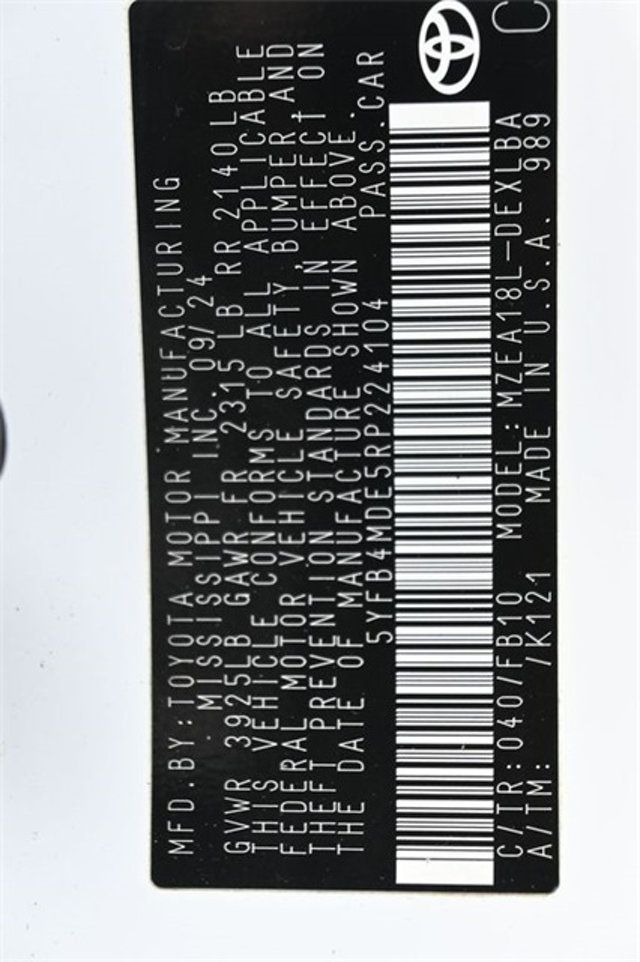 2024 Toyota Corolla LE CVT - 22980522 - 6