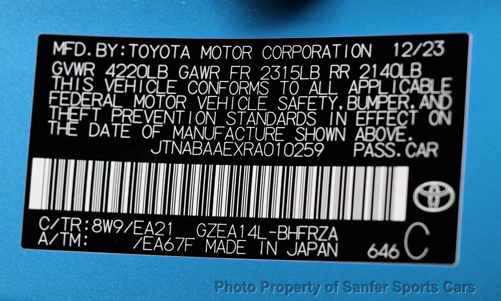 2024 Toyota GR Corolla Circuit Manual - 22491730 - 48