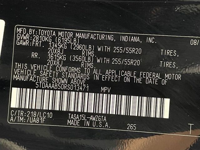 2024 Toyota Grand Highlander Limited AWD - 23009779 - 50