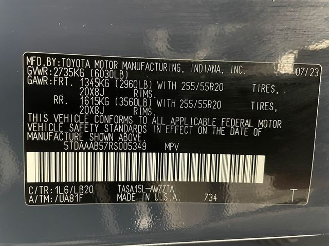 2024 Toyota Grand Highlander Platinum AWD - 22975363 - 55