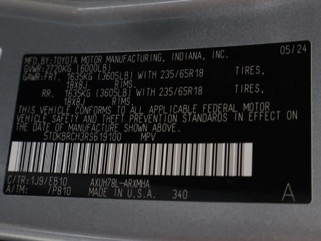 2024 Toyota Highlander XLE - 23017685 - 56