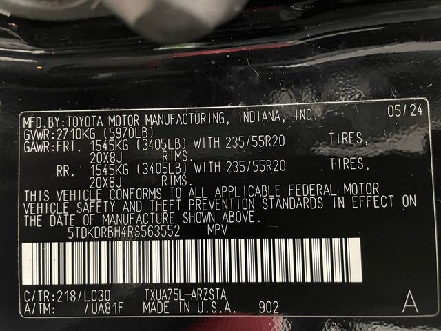 2024 Toyota Highlander XSE AWD - 22954580 - 51