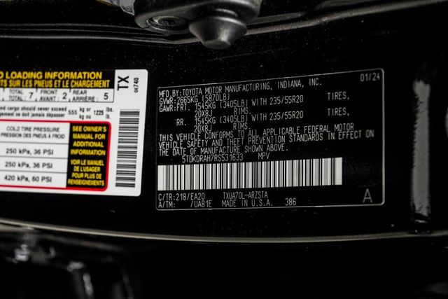 2024 Toyota Highlander XSE FWD - 23025981 - 38