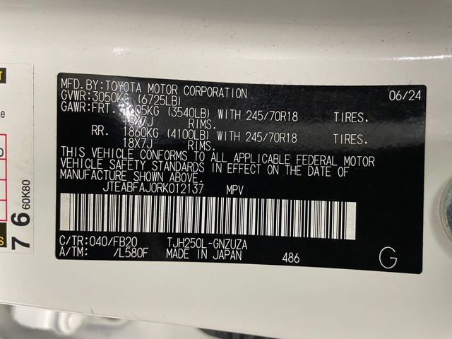 2024 Toyota Land Cruiser 1958 4WD - 22983830 - 44