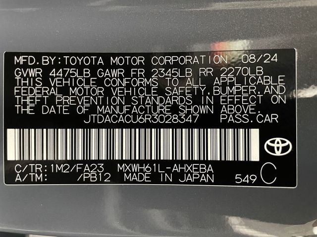 2024 Toyota Prius Prime SE - 22946621 - 44