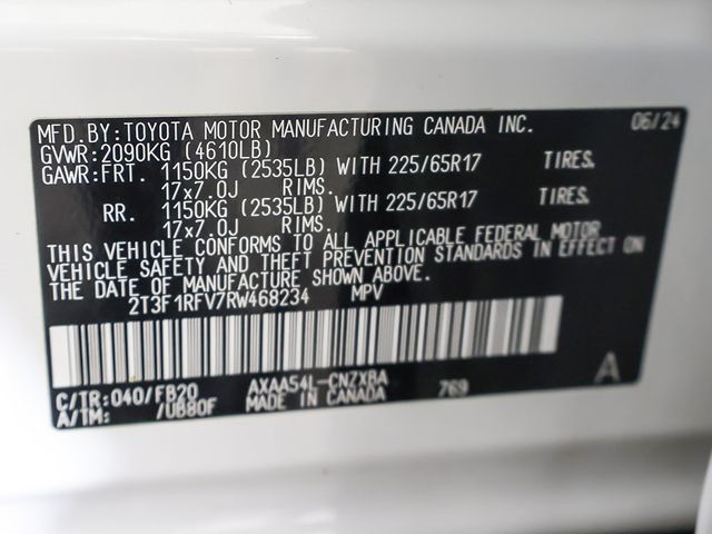 2024 Toyota RAV4 LE AWD - 22994572 - 43