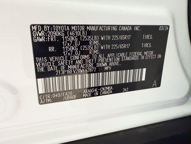 2024 Toyota RAV4 XLE AWD - 22912616 - 41