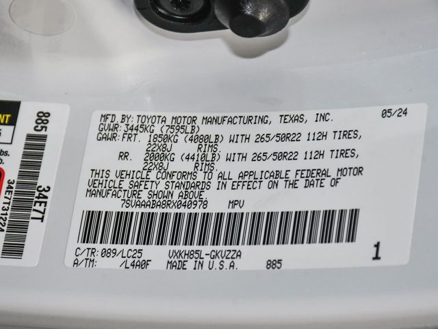 2024 Toyota Sequoia Capstone - 22918702 - 20