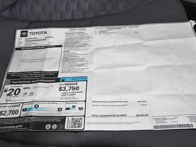 2024 Toyota Sequoia Platinum - 22938089 - 67