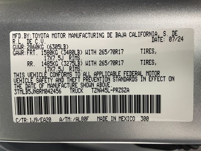 2024 Toyota Tacoma 4WD TRD Off Road Double Cab 6' Bed Automatic - 22985156 - 51