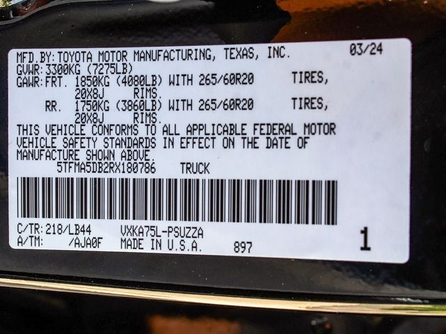 2024 Toyota Tundra 1794 - 23076492 - 14