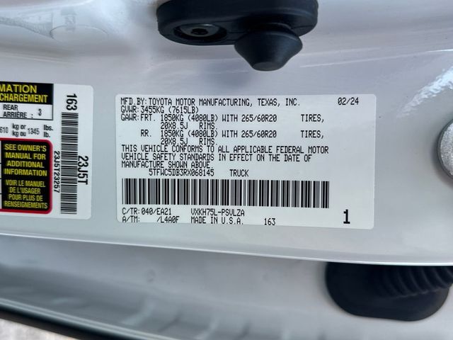 2024 Toyota Tundra 4WD Limited - 23023346 - 23