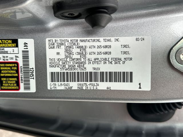 2024 Toyota Tundra 4WD Limited CrewMax 5.5' Bed - 23024035 - 23
