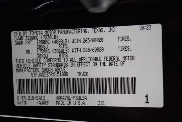 2024 Toyota Tundra 4WD Limited CrewMax 5.5' Bed - 22910445 - 33