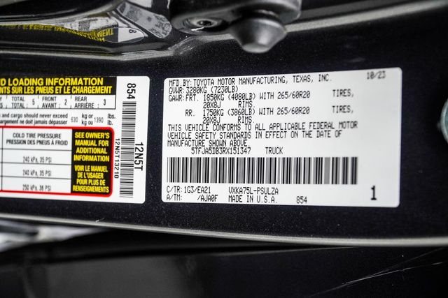 2024 Toyota Tundra 4WD Limited CrewMax 5.5' Bed - 23029373 - 36
